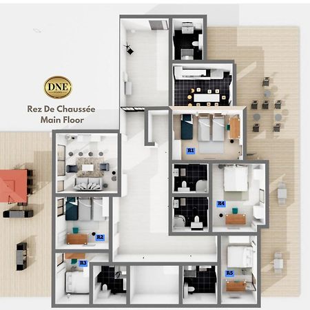 D&E - Paris-Disney - Holidays Apartment - Appartement De Vacances - 5 Chambres- 5 Sdb - 5 Bedrooms - 5 Bathrooms - Netflix ฌอม-ซัวร์-มาร์น ภายนอก รูปภาพ